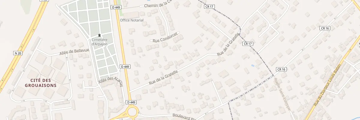 Plan du 19 Rue de la Gratelle à Arpajon