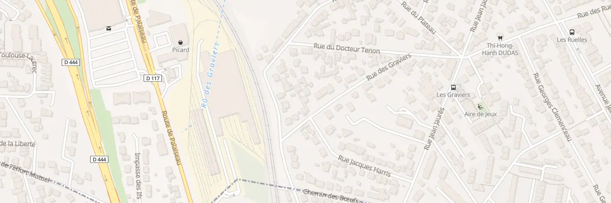 Plan du 24 Rue des Graviers à Massy