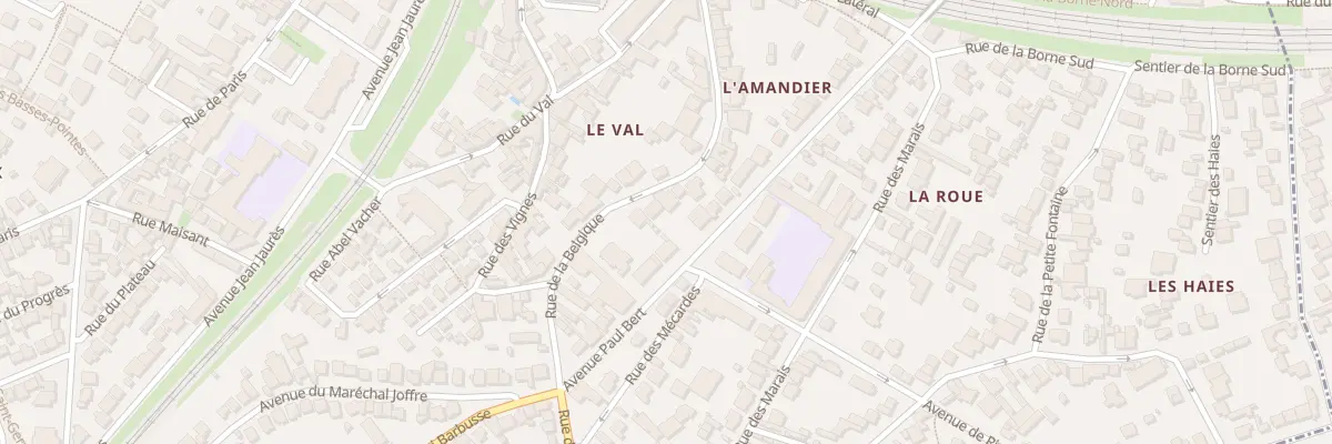 Plan du 41 Rue de la Belgique à Meudon