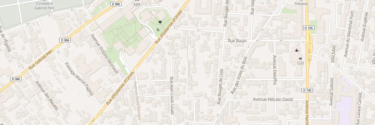 Plan du 17 Rue Jacques Eléonor Fermé à Colombes