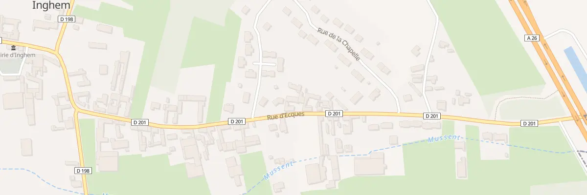 Plan du 342 Rue d’Ecques à Bellinghem