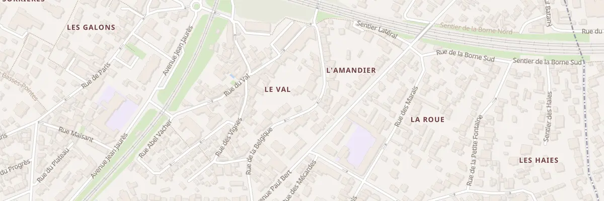 Plan du 20B Rue de la Belgique à Meudon