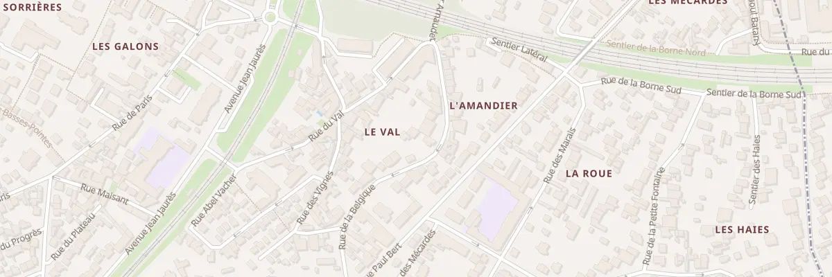 Plan du 20 Rue de la Belgique à Meudon