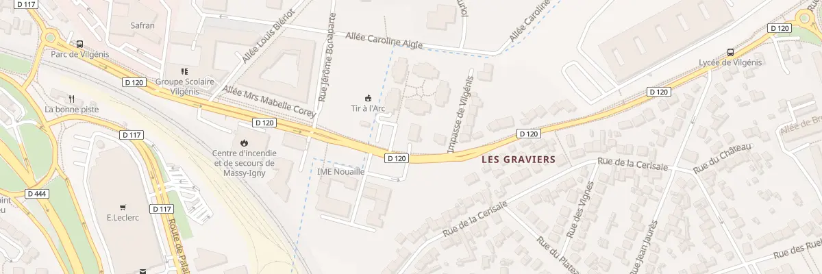 Plan du 22 Rue de Vilgénis à Massy
