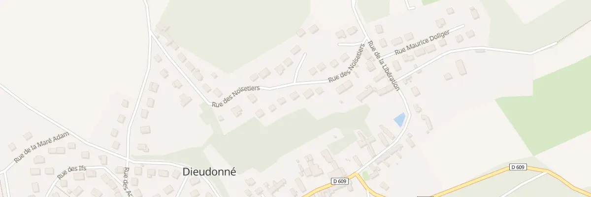 Plan du 7 Rue des Noisetiers à Dieudonné
