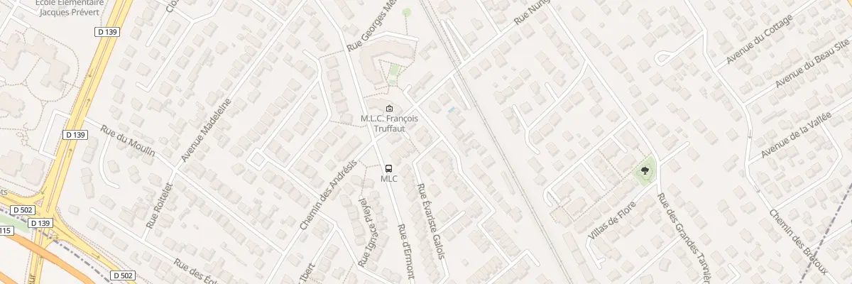 Plan du 4 Rue Evariste Galois à Saint-Leu-la-Forêt