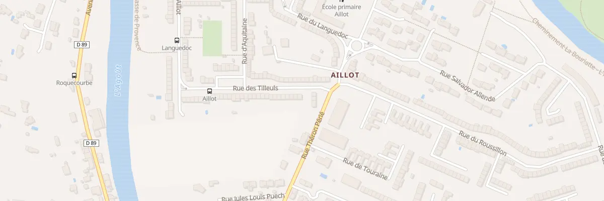 Plan du 1 Rue des Tilleuls à Castres