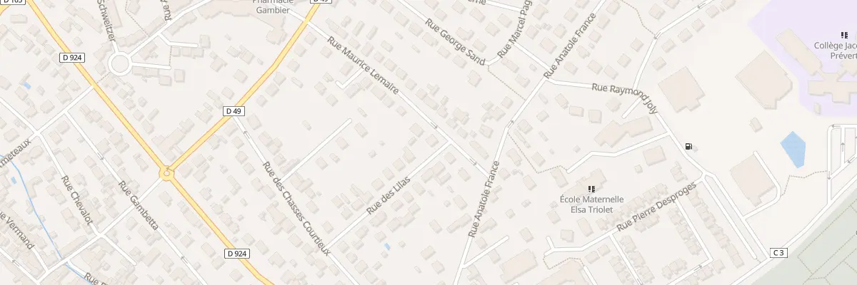 Plan du 159 Rue des Lilas à Chambly