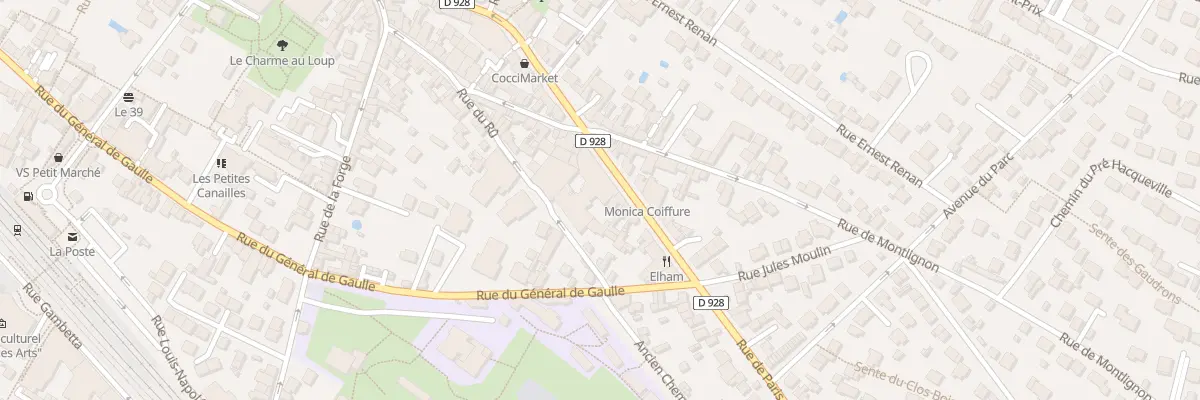 Plan du 48 Rue de Paris à Saint-Leu-la-Forêt