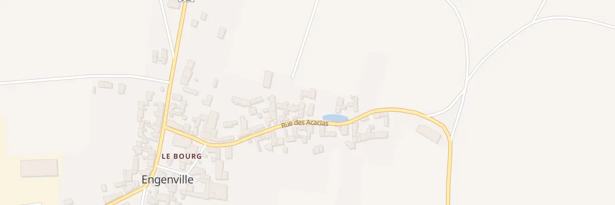 Plan du 23 Rue des Acacias à Engenville