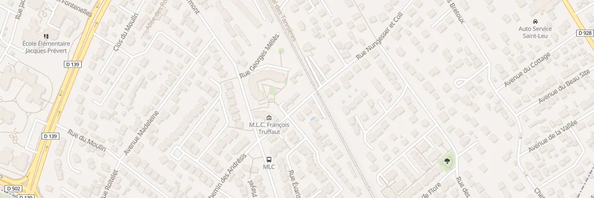 Plan du 62 Rue Nungesser et Coli à Saint-Leu-la-Forêt