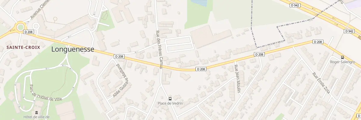 Plan du 4 Rue Roger Salengro à Longuenesse