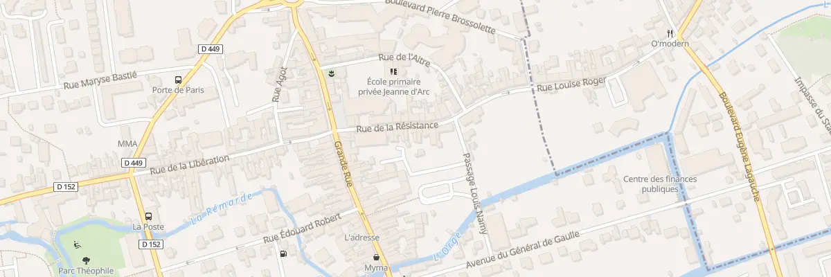 Plan du 8 Rue de la Résistance à Arpajon
