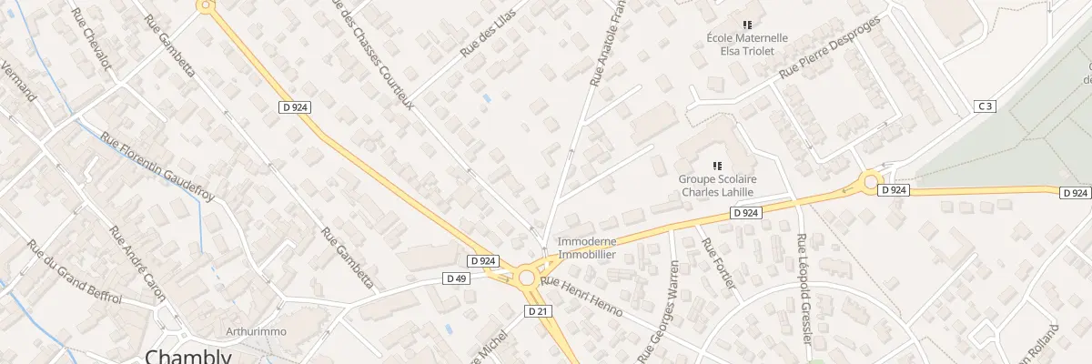 Plan du 57 Rue Anatole France à Chambly