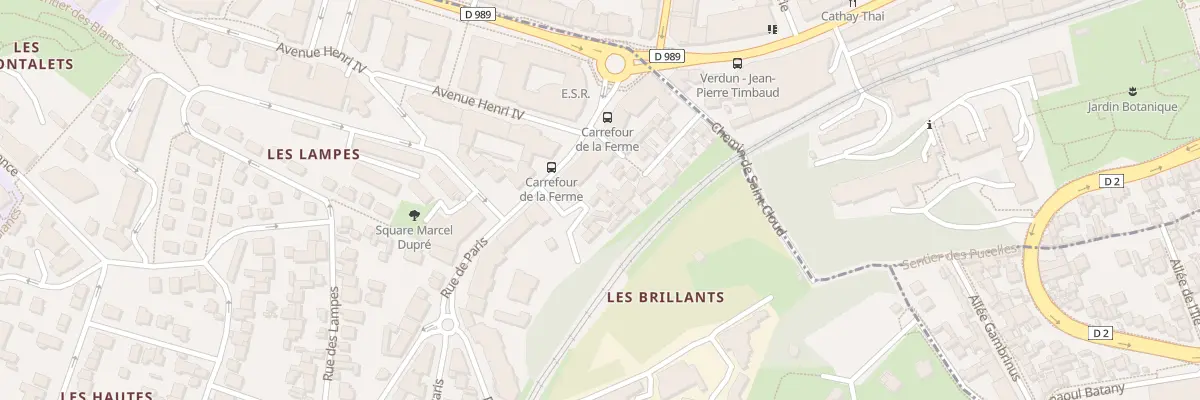 Plan du 7 Rue de Paris à Meudon