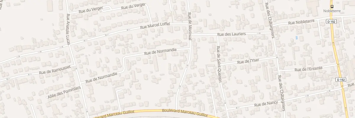 Plan du 3 Rue de Normandie à Argenteuil