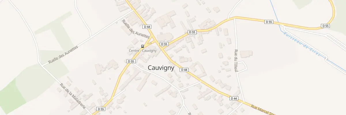 Plan du 1A Rue de Senlis à Cauvigny
