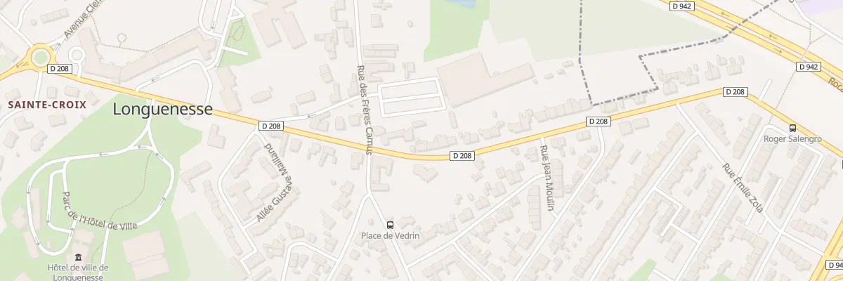 Plan du 6 Rue Roger Salengro à Longuenesse
