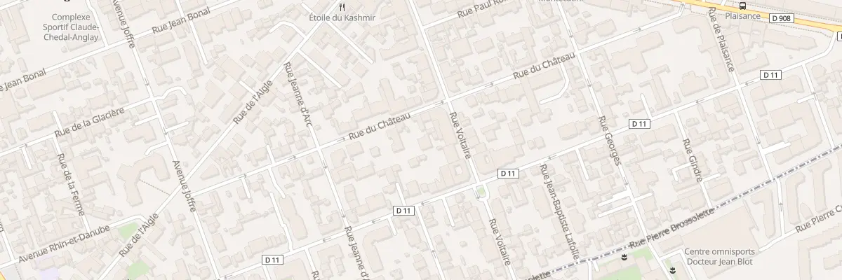 Plan du 49 Rue du Château à La Garenne-Colombes