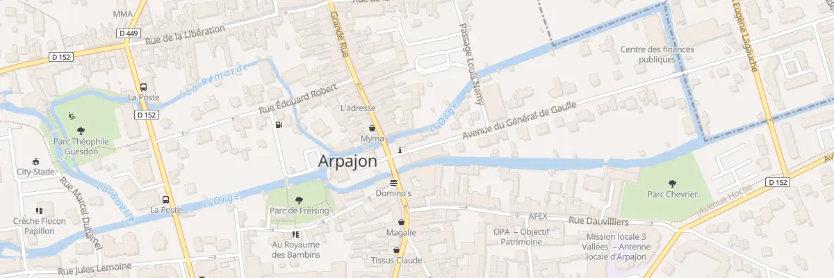 Plan du 3 Av du Général de Gaulle à Arpajon