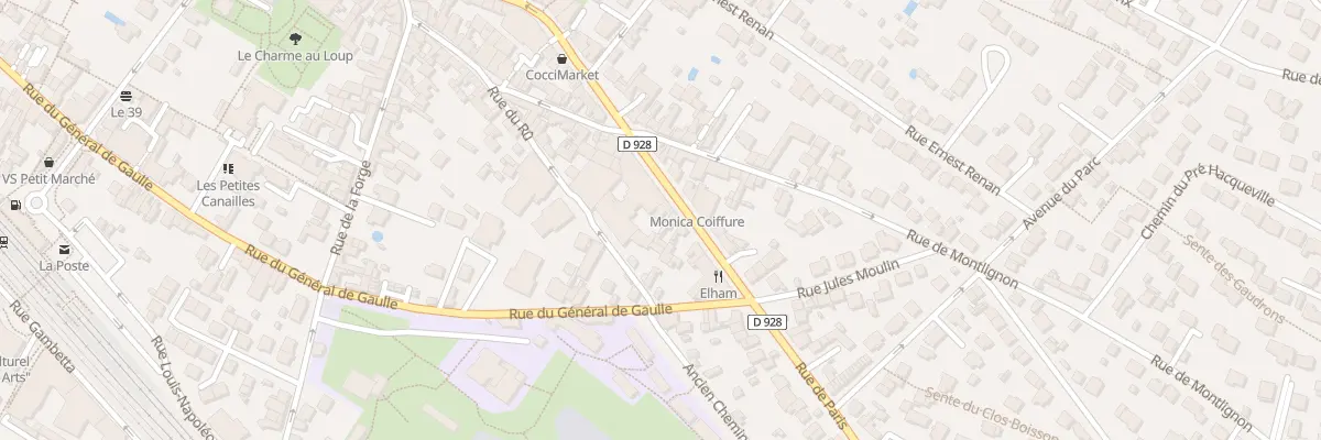 Plan du 50 Rue de Paris à Saint-Leu-la-Forêt