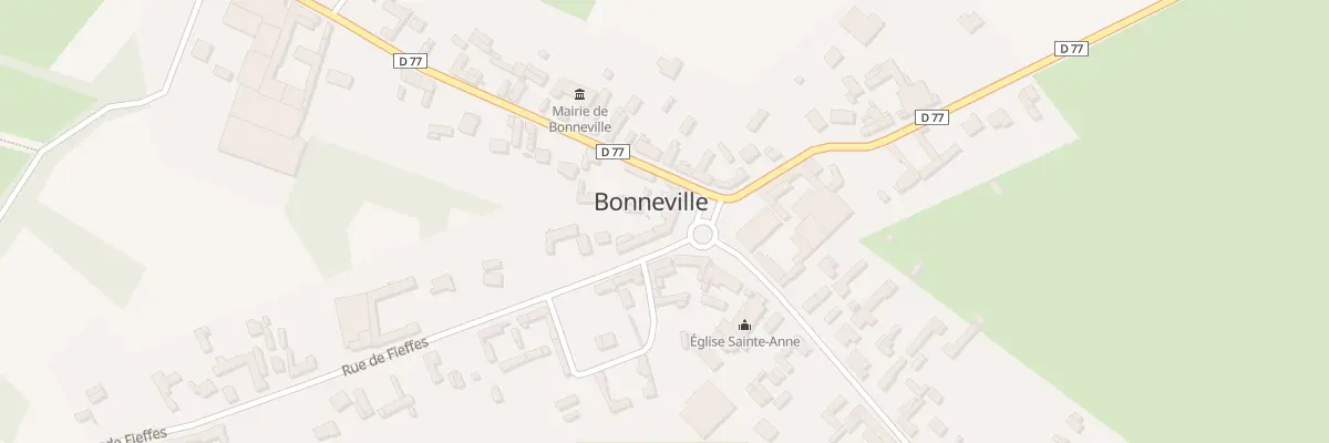 Plan du 3 Pl de l’Église à Bonneville