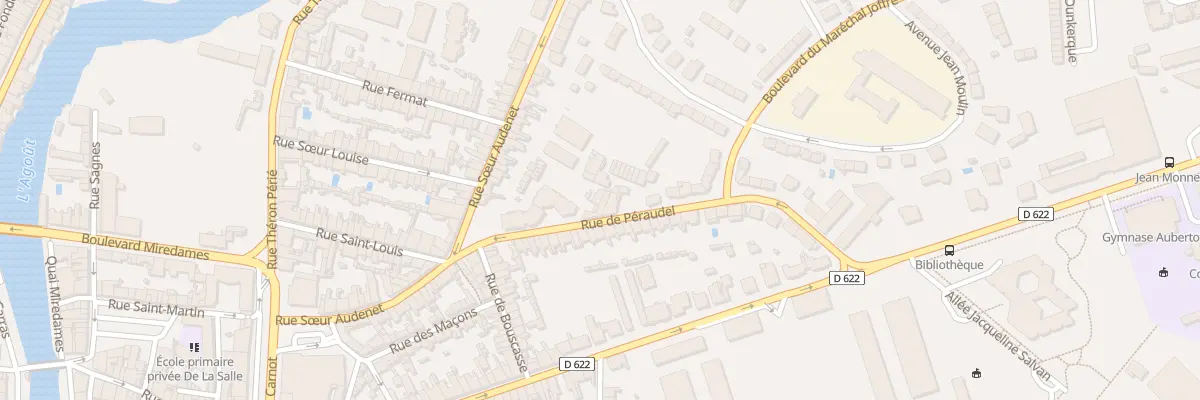 Plan du 15 Rue Peraudel à Castres