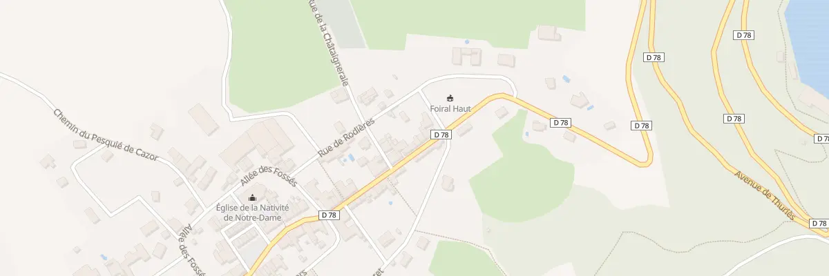 Plan du 27 Av de Thuriès à Pampelonne