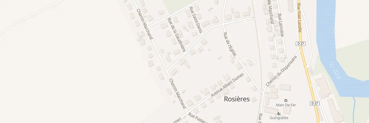 Plan du 13 Rue du Bon Accueil à Lunery