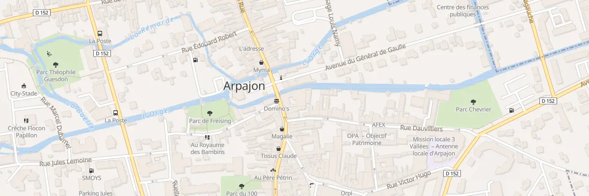 Plan du 59 Grande Rue à Arpajon