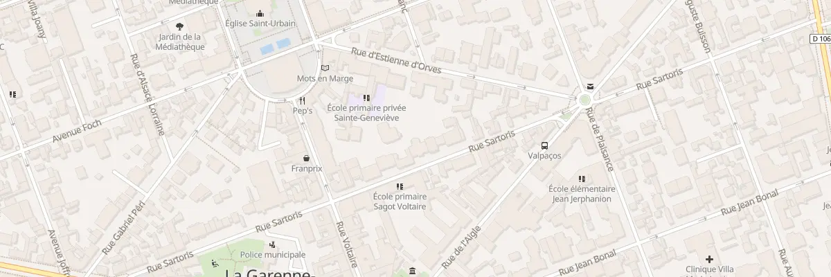 Plan du 40 Rue Sartoris à La Garenne-Colombes
