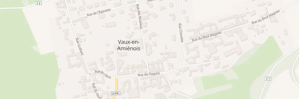 Plan du 2 Rue des Routieux à Vaux-en-Amiénois