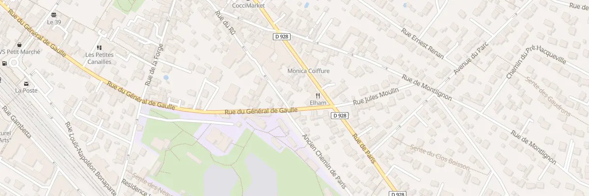 Plan du 60 Rue de Paris à Saint-Leu-la-Forêt