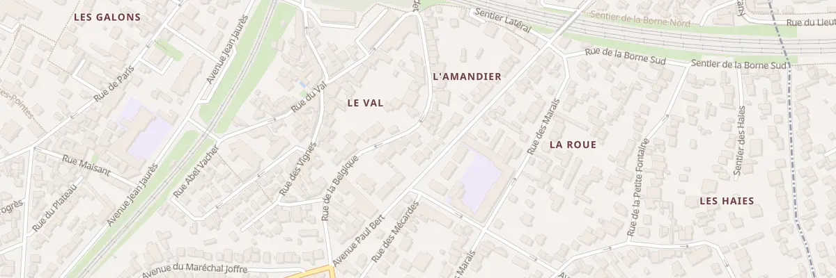 Plan du 39 Rue de la Belgique à Meudon