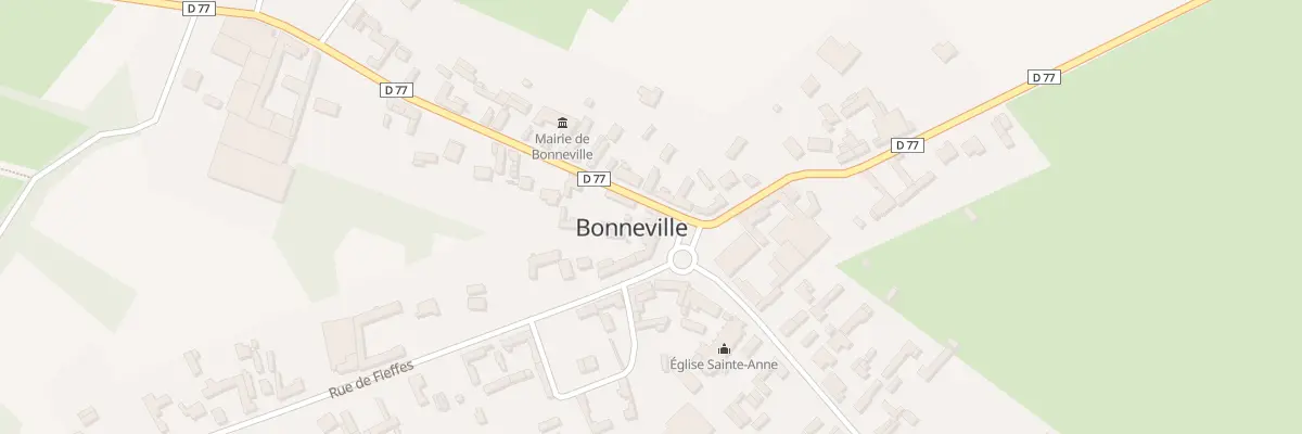Plan du 1 Pl de l’Église à Bonneville