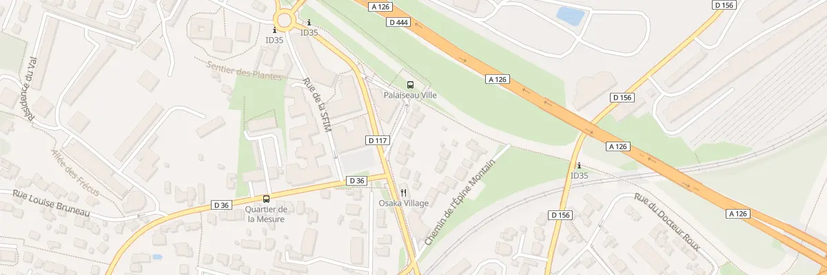 Plan du 6 Ancien Chemin de Villaine à Palaiseau