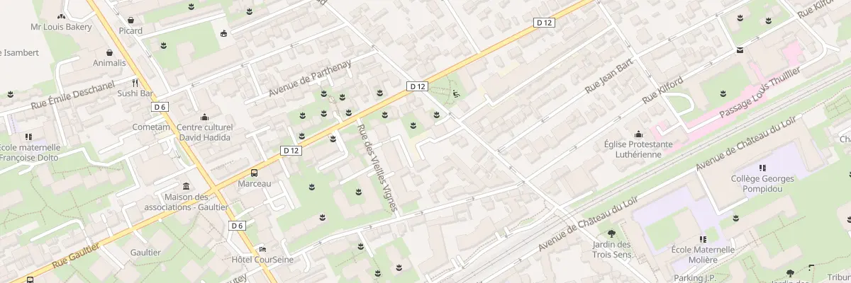 Plan du 93 Rue Jp Timbaud à Courbevoie