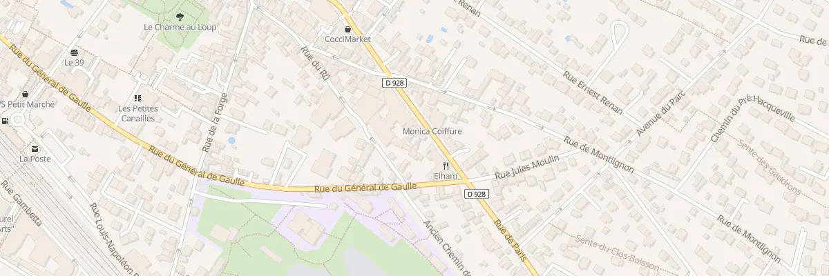 Plan du 54 Rue de Paris à Saint-Leu-la-Forêt