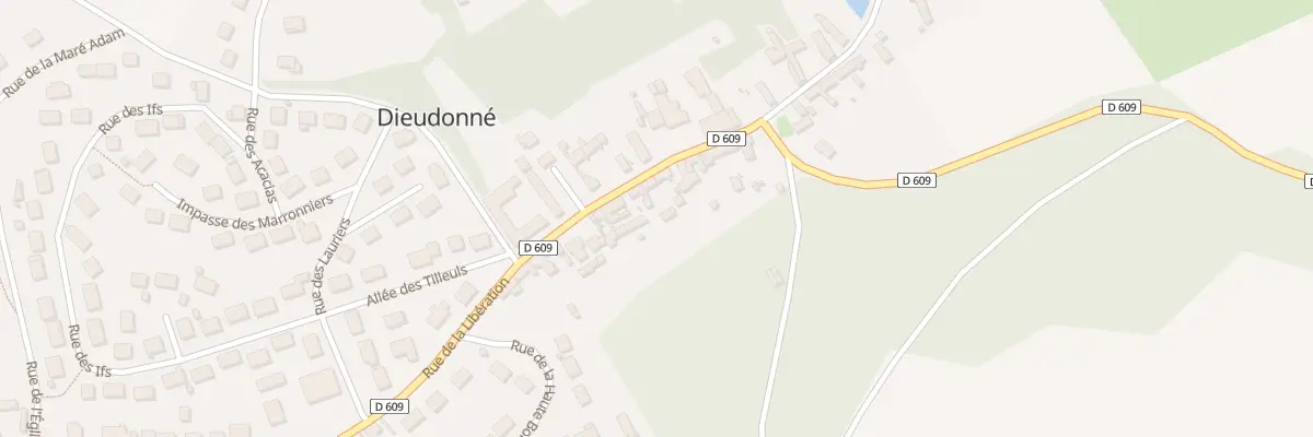 Plan du 36 Rue de la Libération à Dieudonné