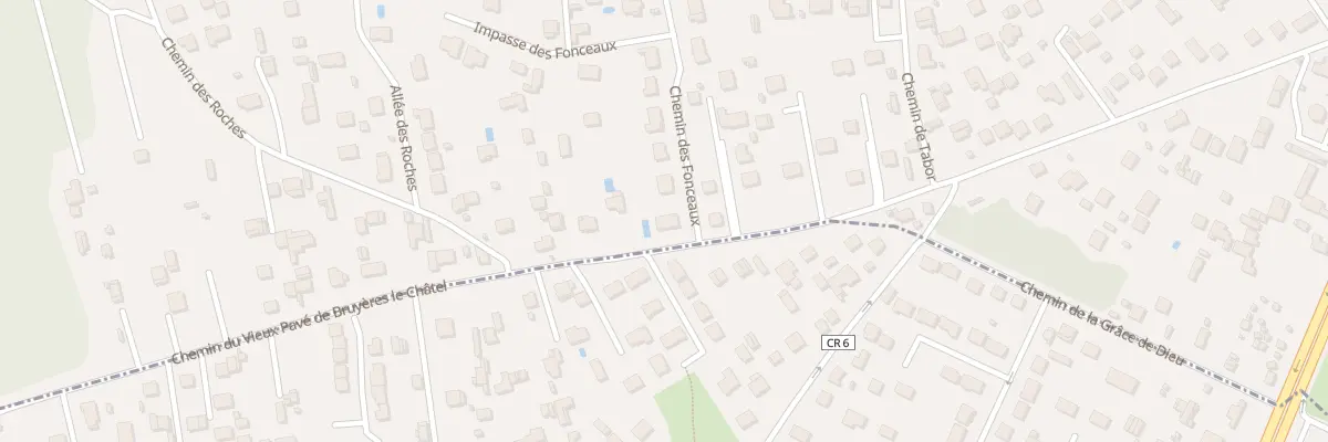 Plan du 114 Che du Vieux Pavé de Bruyères à Linas