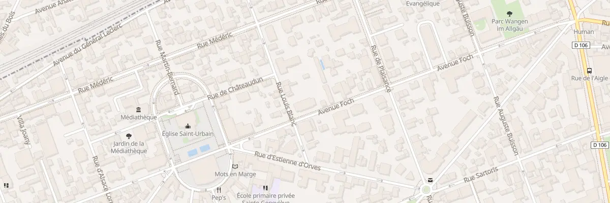 Plan du 48 Av Foch à La Garenne-Colombes