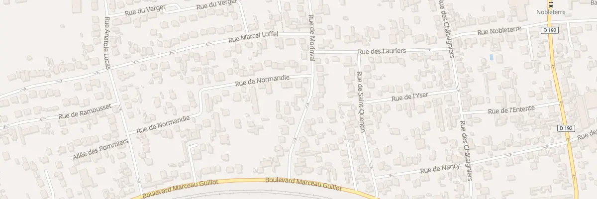 Plan du 19B Rue de Morinval à Argenteuil