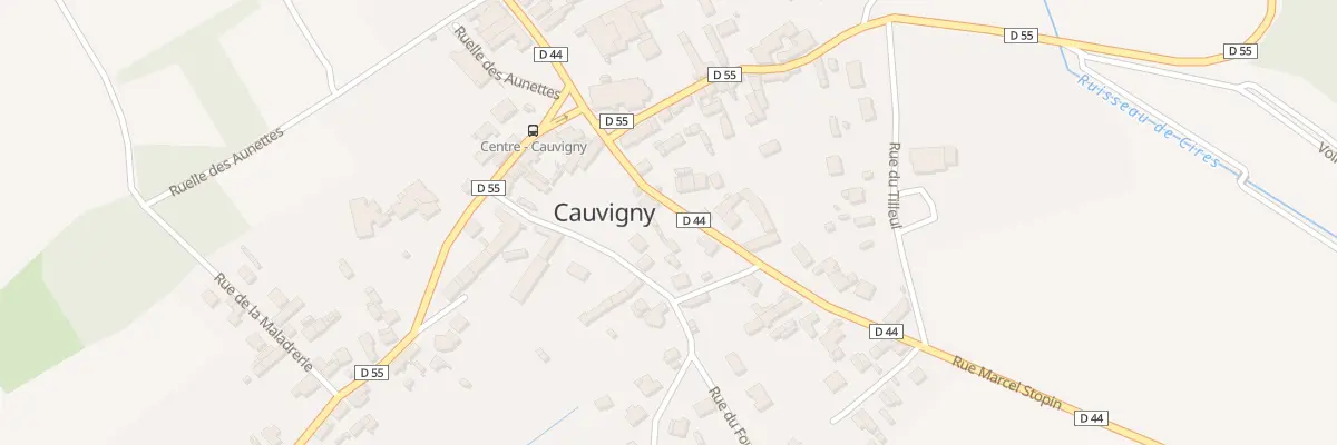 Plan du 4 Rue de Senlis à Cauvigny