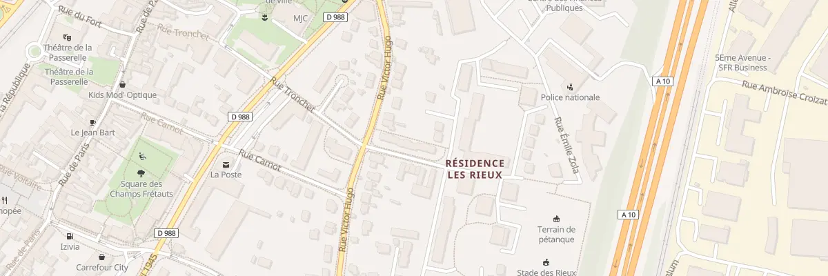 Plan du 26 All de la Res Les Rieux à Palaiseau