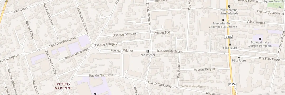 Plan du 70 Rue de Varsovie à Colombes