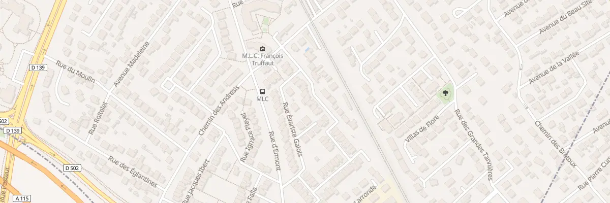 Plan du 14 Rue Evariste Galois à Saint-Leu-la-Forêt