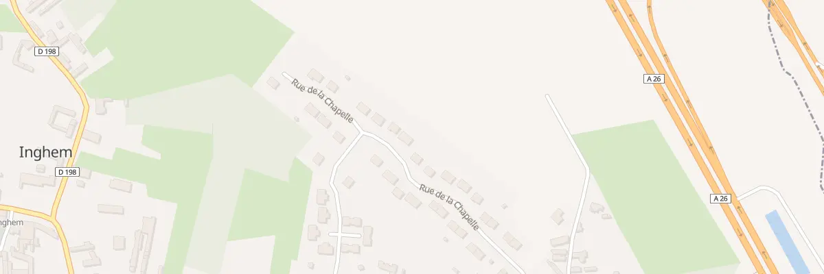 Plan du 223 Rue de la Chapelle à Bellinghem