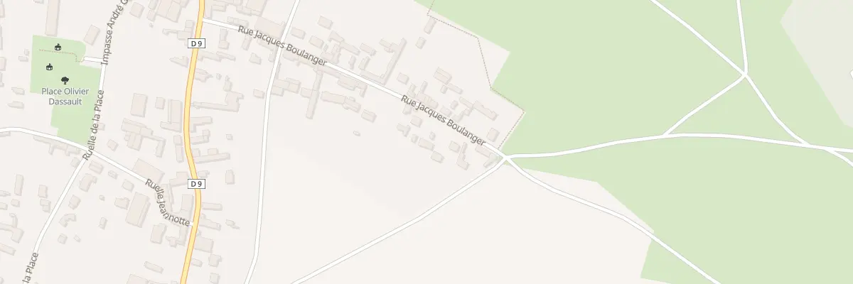 Plan du 22 Rue Jacques Boulanger à Haudivillers
