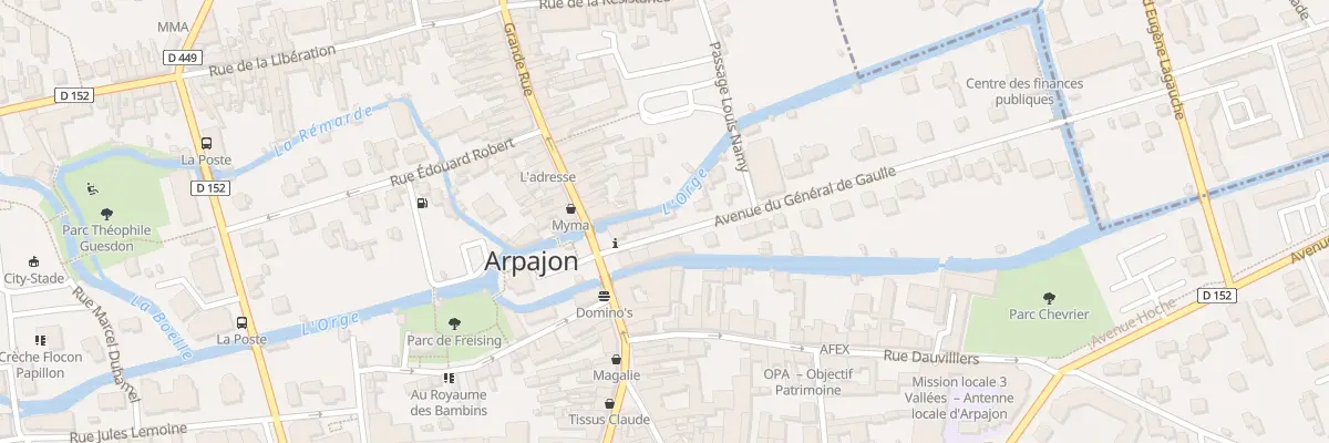 Plan du 5 Av du Général de Gaulle à Arpajon
