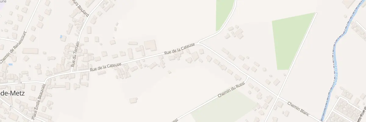 Plan du 78 Rue de Cateuse à Pont-de-Metz